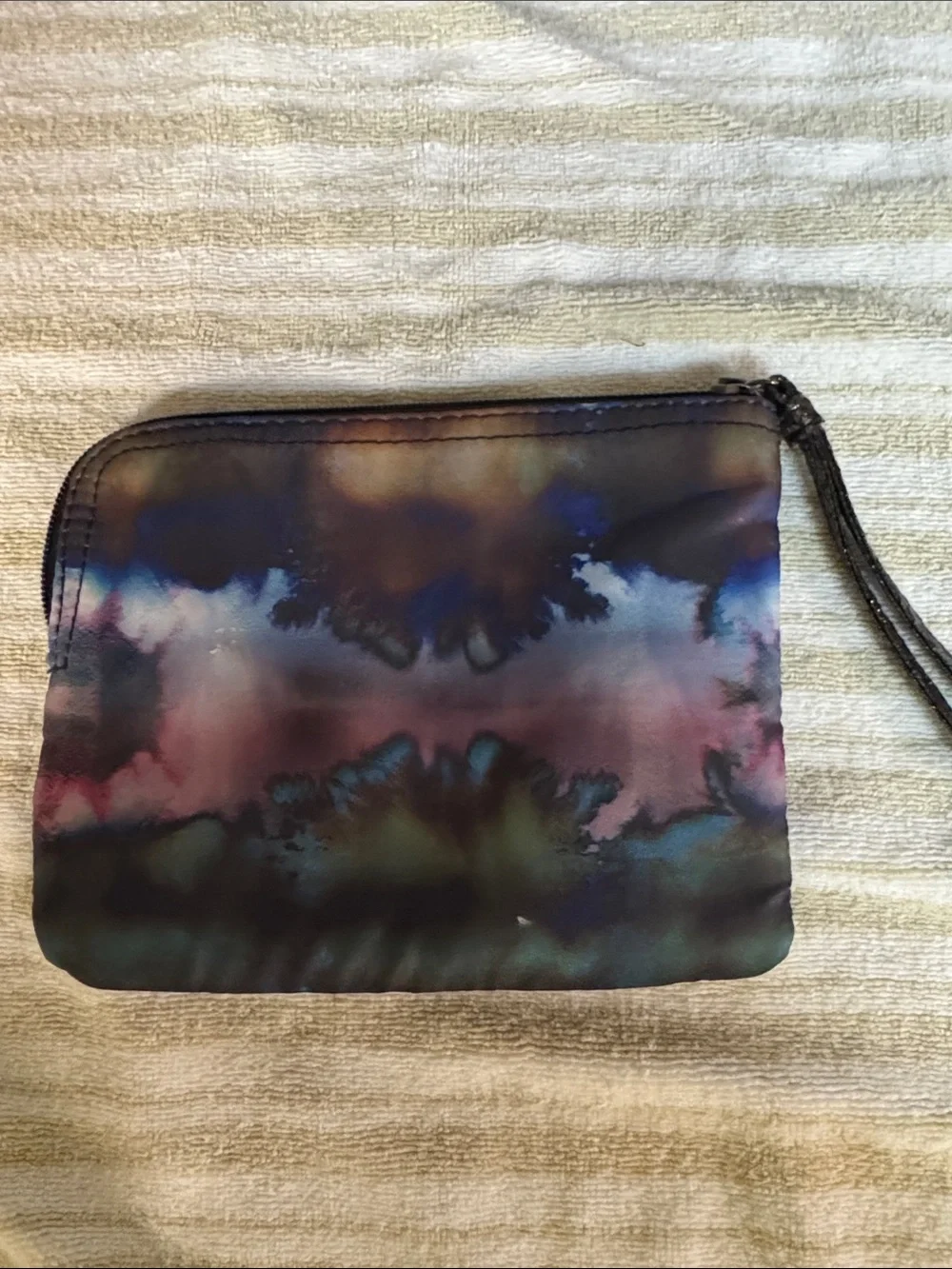 Urban Decay Watercolor Wristlet Pouch - Purple, Blue, Green, Pink